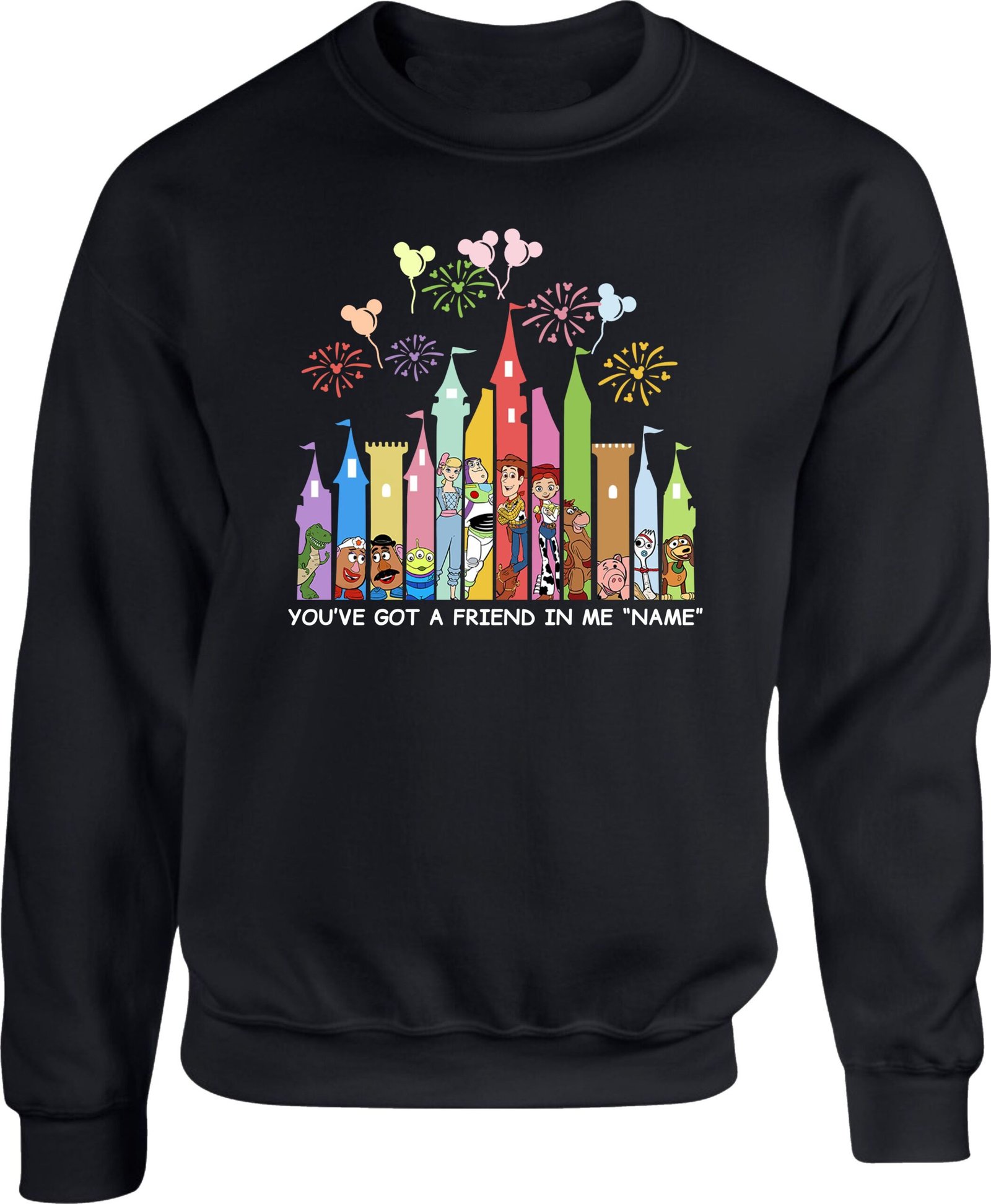 Personalized Toy Story Castle Sweatshirt - Image 2