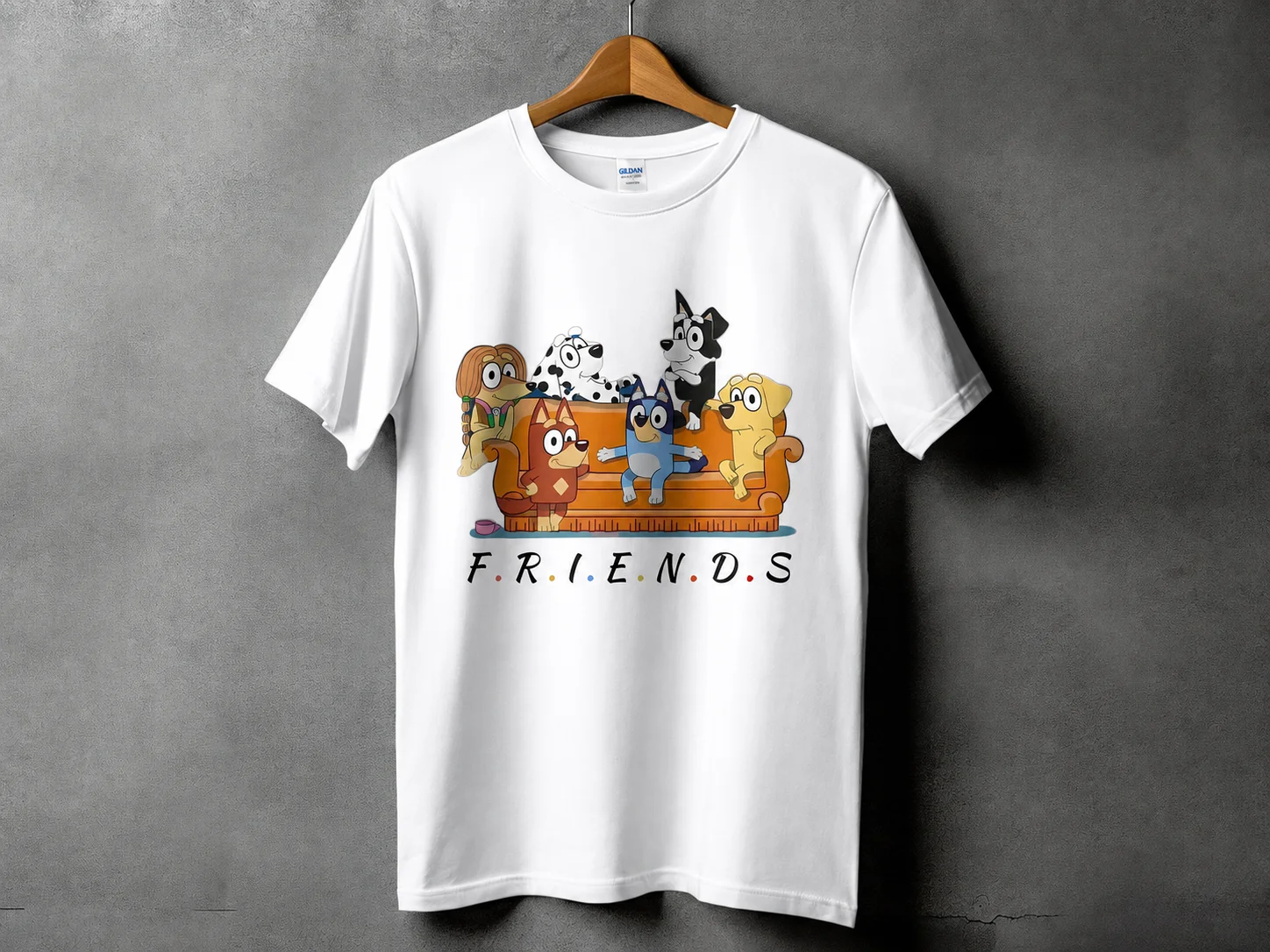 Bluey Friends TV Show T-Shirt