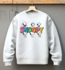Colorful Snoopy Cartoon Sweatshirt