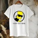 Custom Cool Bart Simpson Graphic T-Shirt