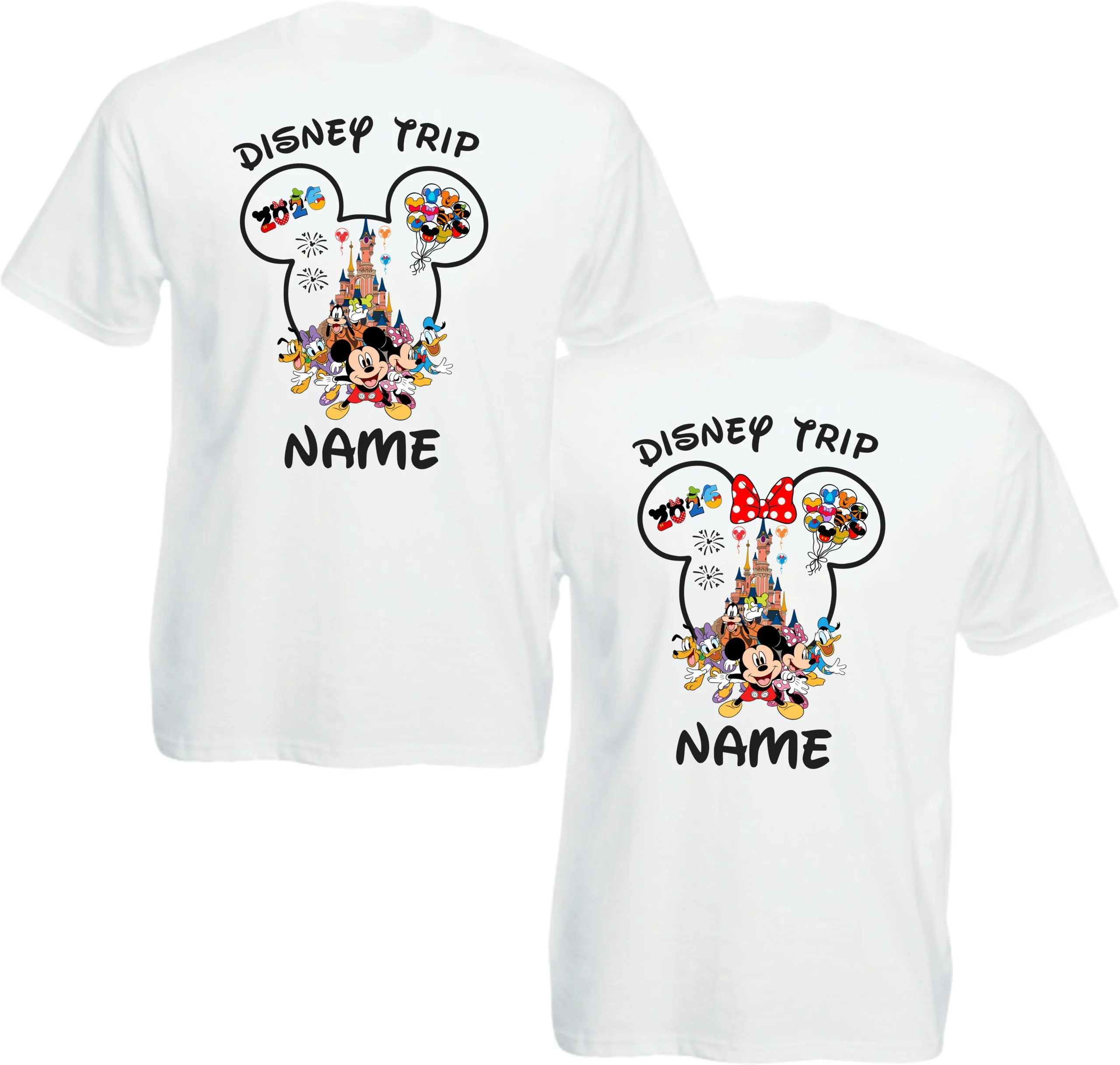 Custom Disney Trip Matching T-Shirts