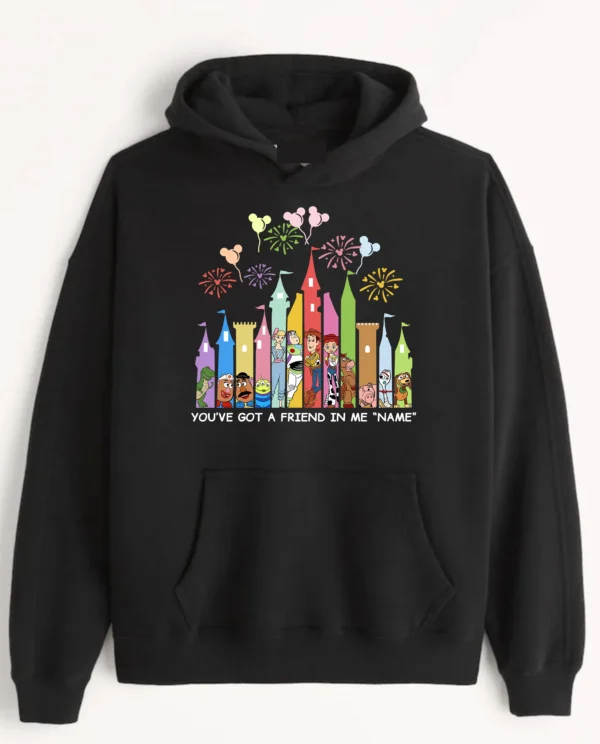 Custom Toy Story Castle Hoodie