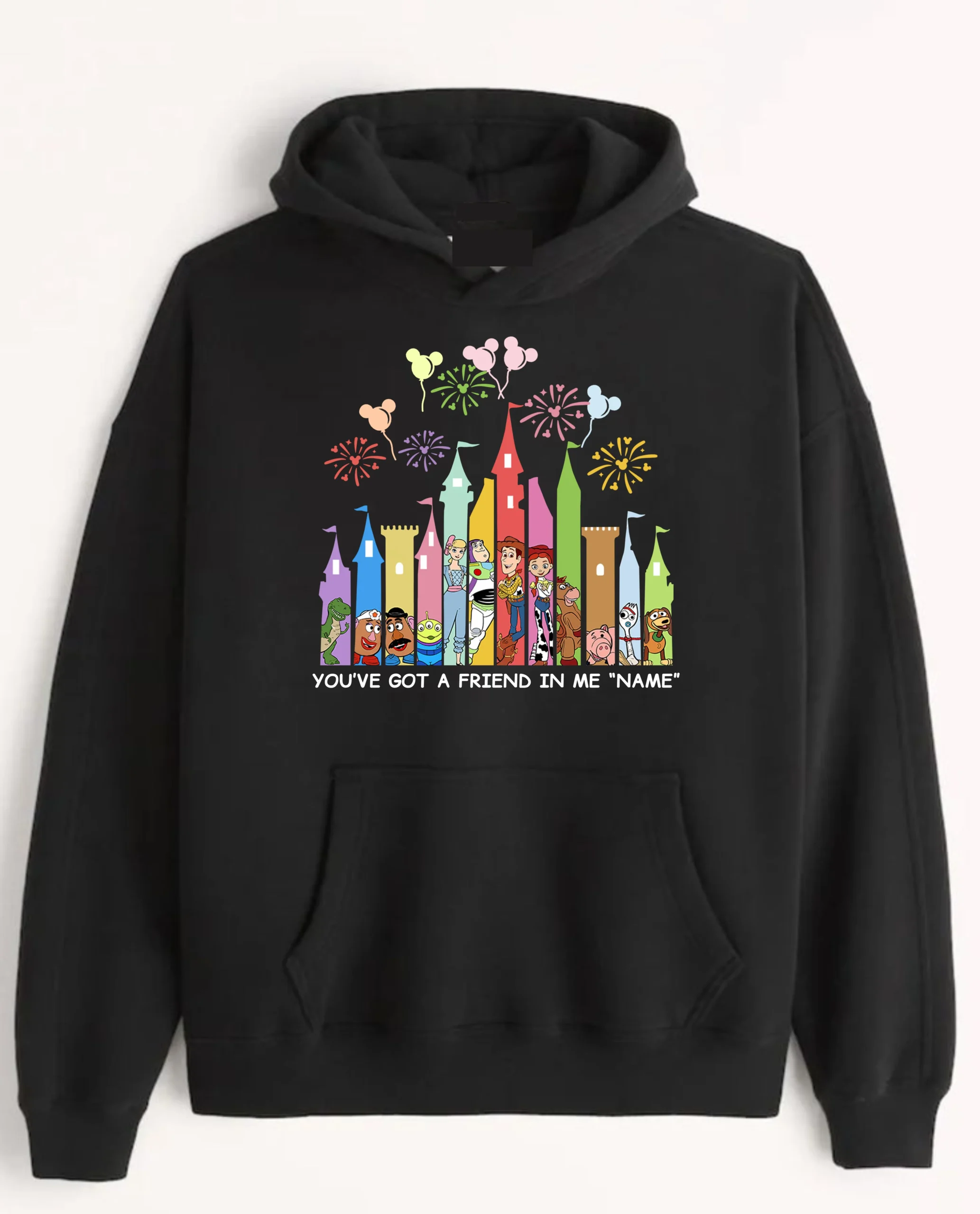 Custom Toy Story Castle Hoodie