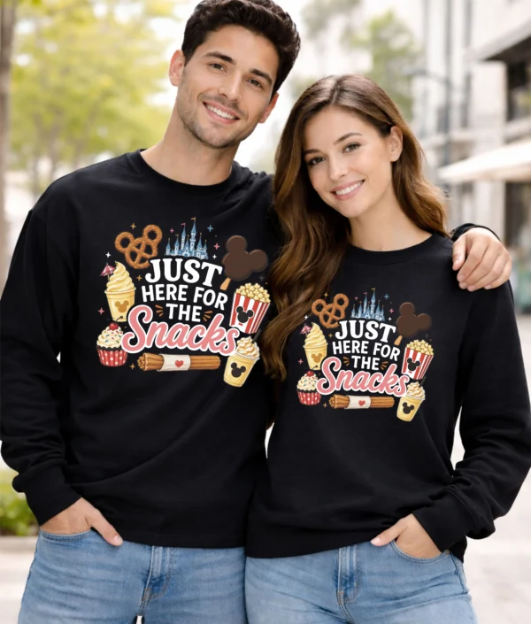 Disney Theme Park Snacks Vacation Sweatshirt