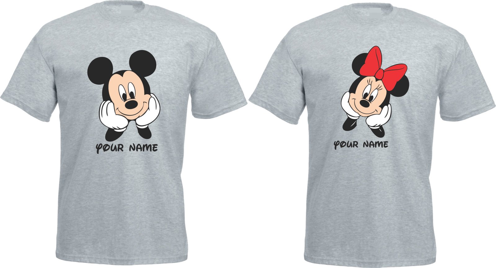 Personalized Mickey and Minnie Family Matching T-Shirt - Image 4