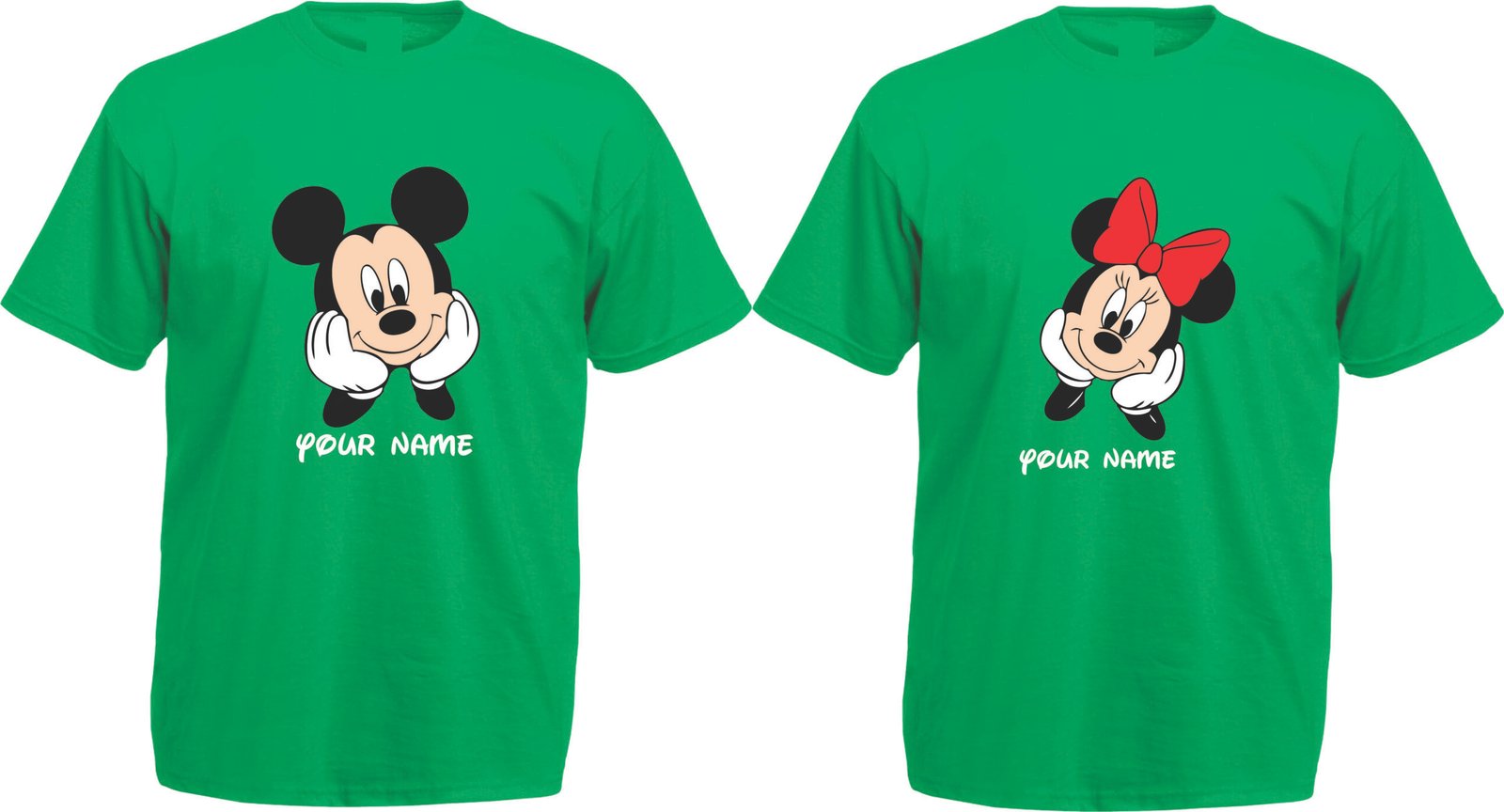 Personalized Mickey and Minnie Family Matching T-Shirt - Image 3