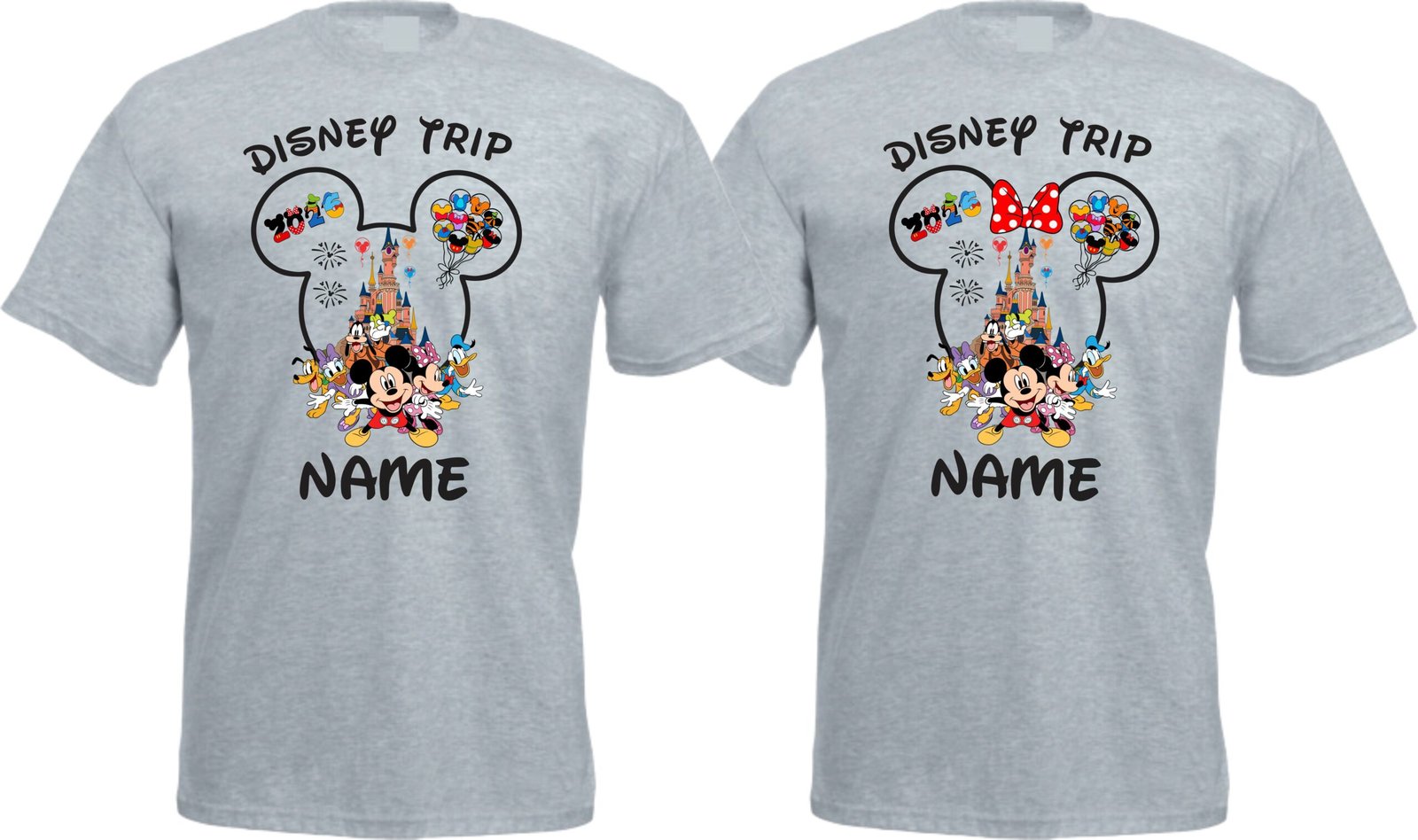 Custom Disney Trip Matching T-Shirts - Image 3