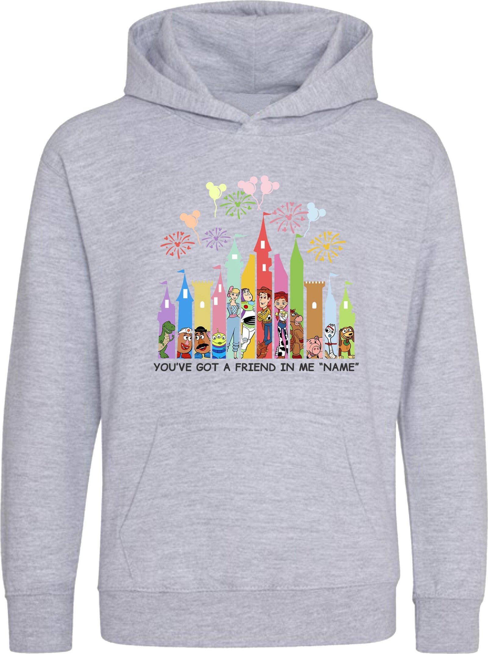 Custom Toy Story Castle Hoodie - Image 3