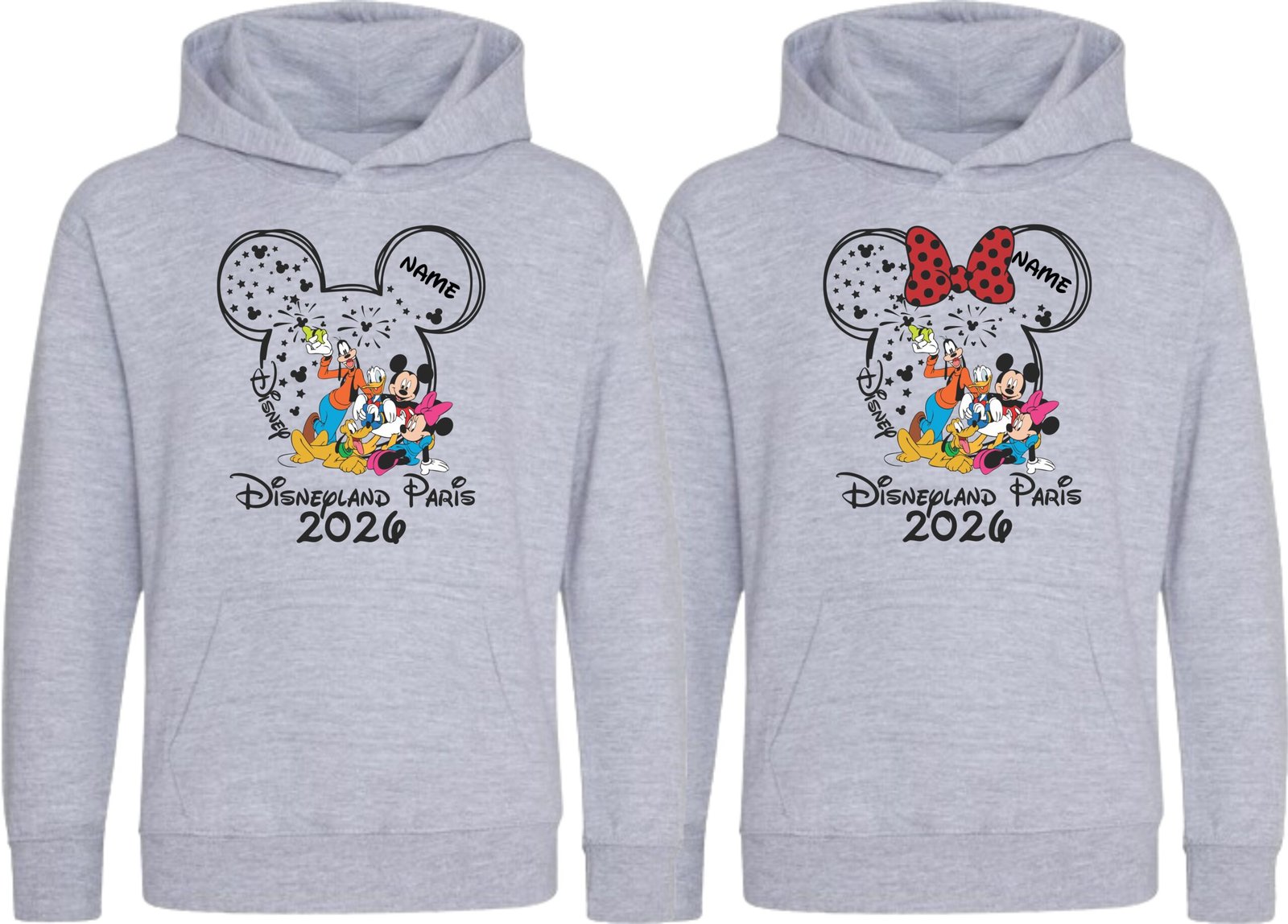 Personalised Disneyland Paris Family Matching Hoodies - Image 3