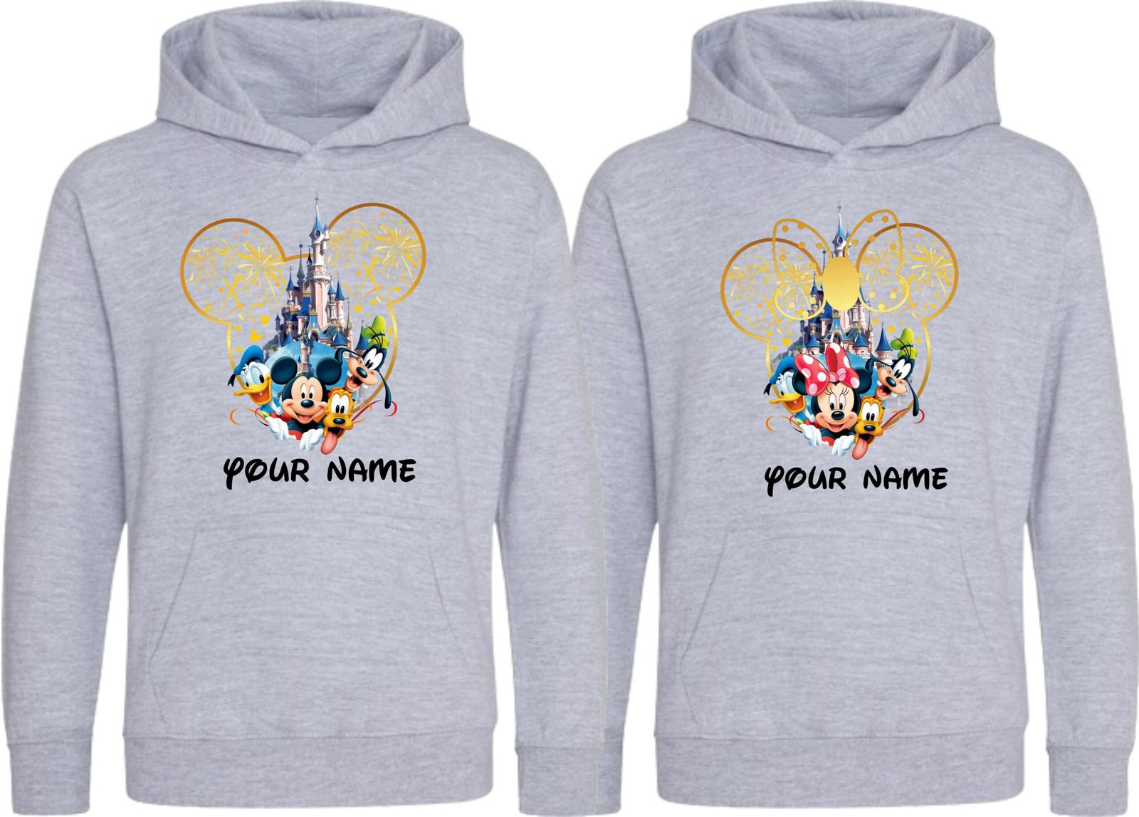 Personalized Family Matching Disney Castle Hoodies - Image 3