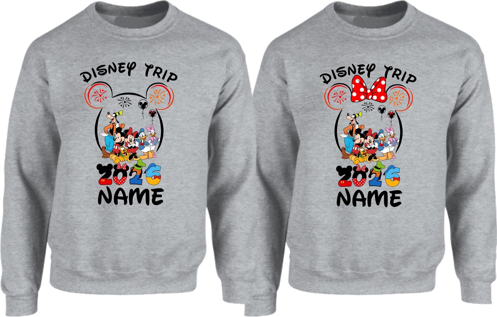 Personalized Disney Trip Family Matching Sweatshirts - Image 3