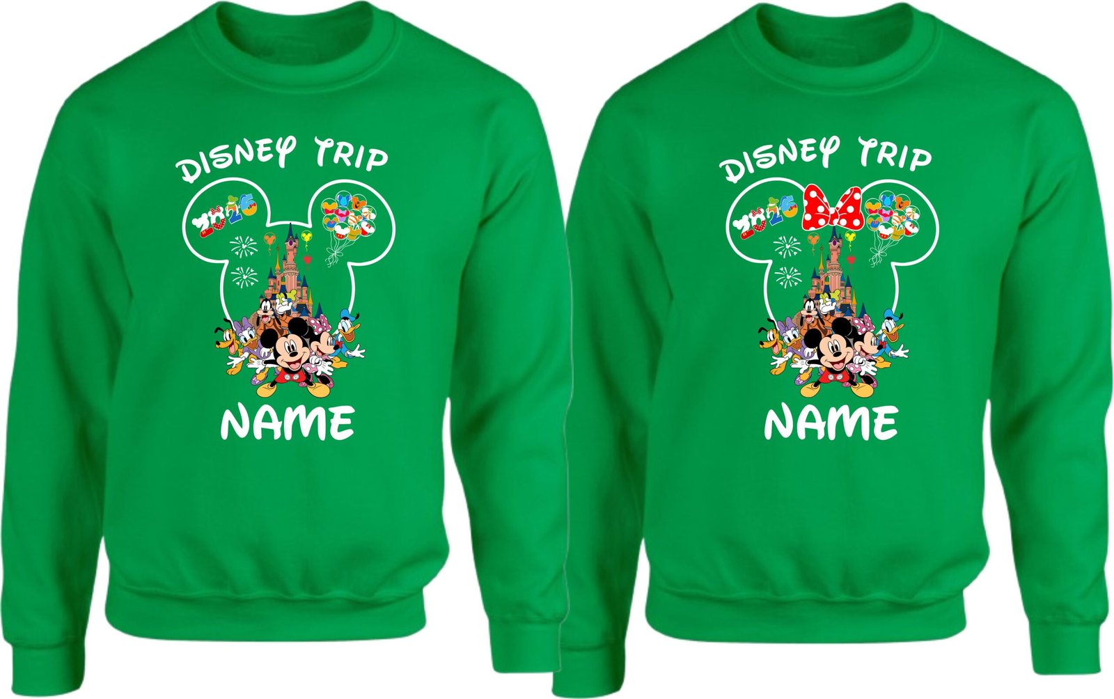 Custom Disney Trip Couple Matching Sweatshirts - Image 4