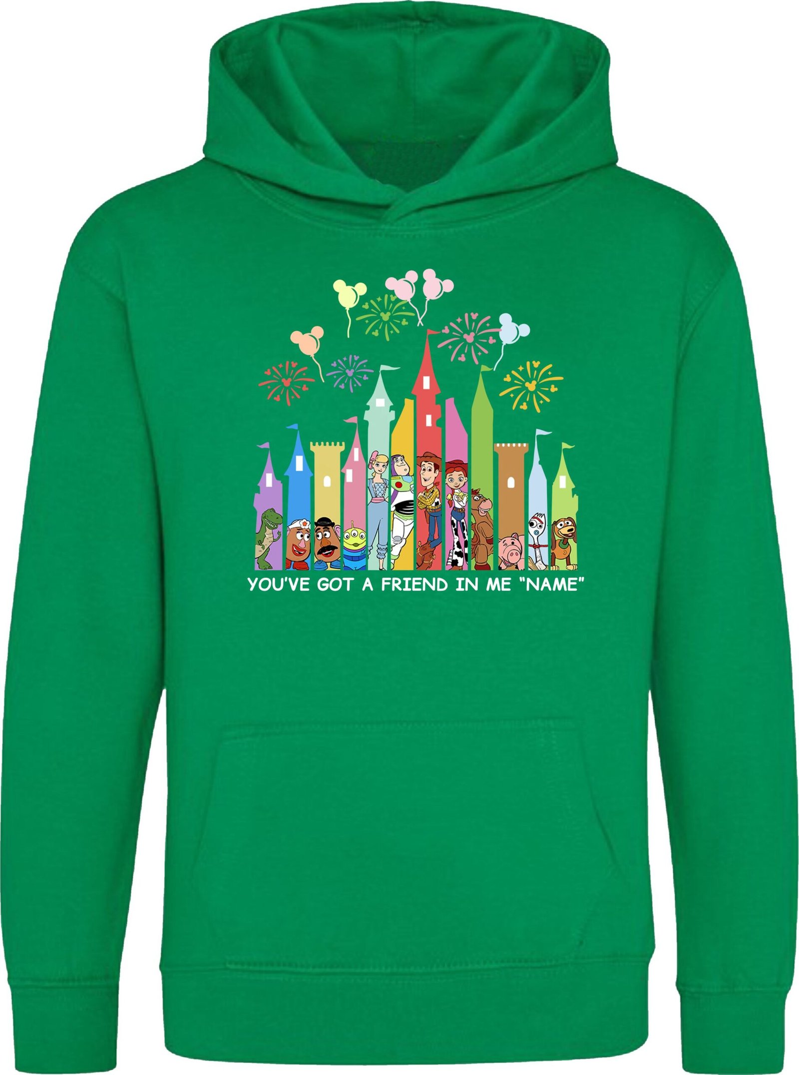 Custom Toy Story Castle Hoodie - Image 4