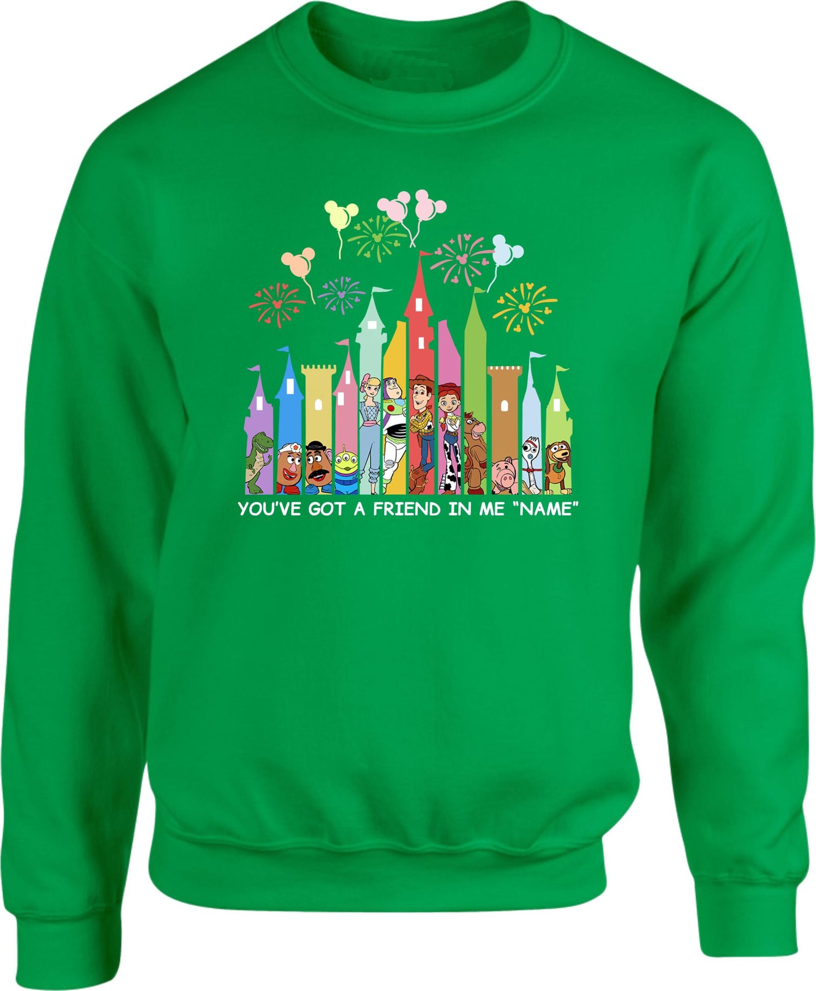 Personalized Toy Story Castle Sweatshirt - Image 4