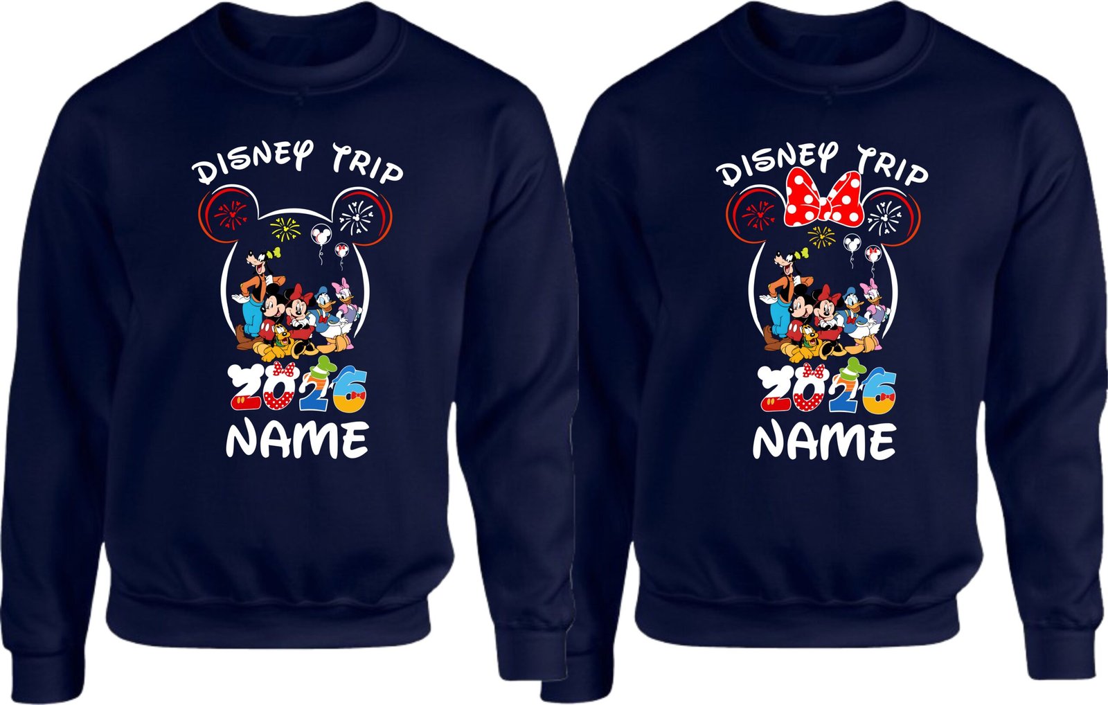 Personalized Disney Trip Family Matching Sweatshirts - Image 5