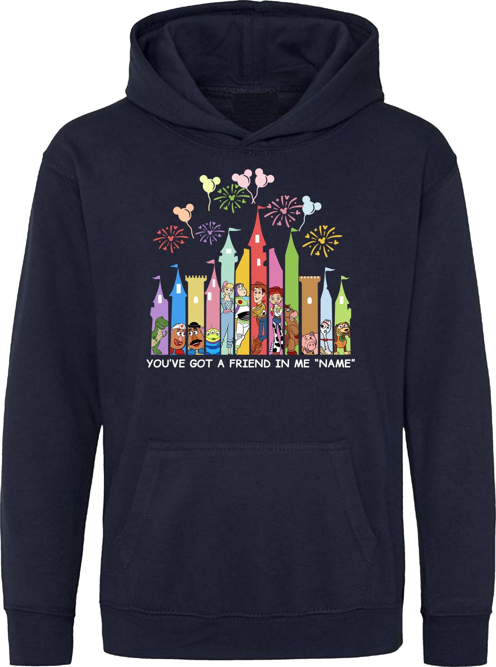 Custom Toy Story Castle Hoodie - Image 5