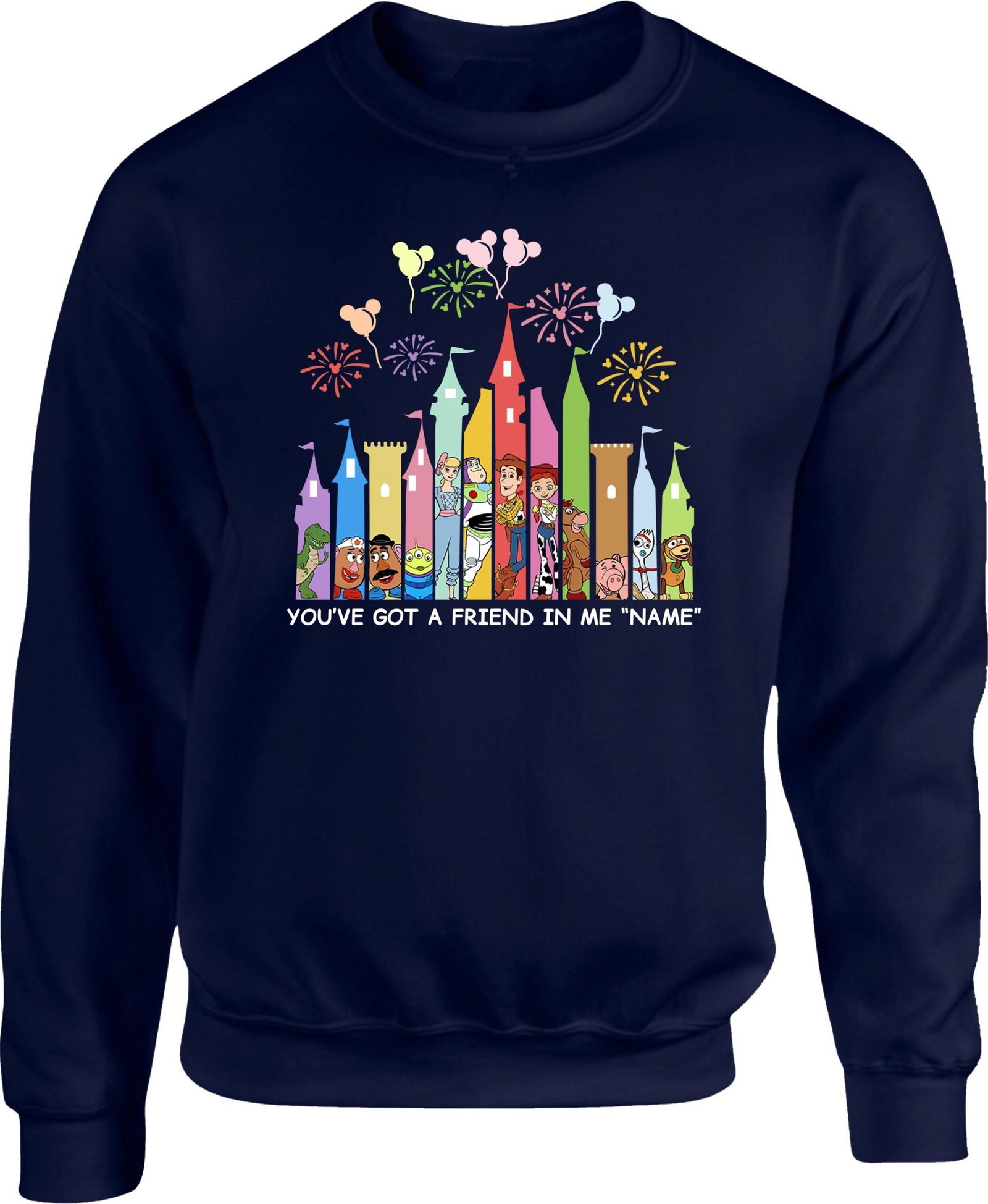 Personalized Toy Story Castle Sweatshirt - Image 5