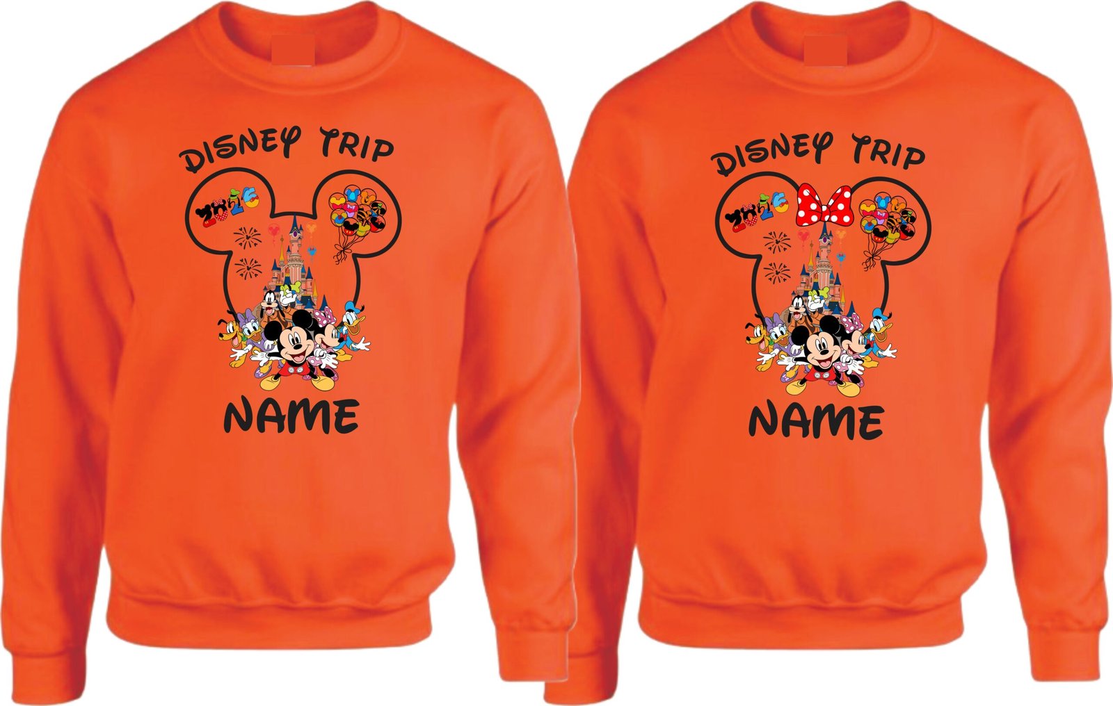Custom Disney Trip Couple Matching Sweatshirts - Image 6