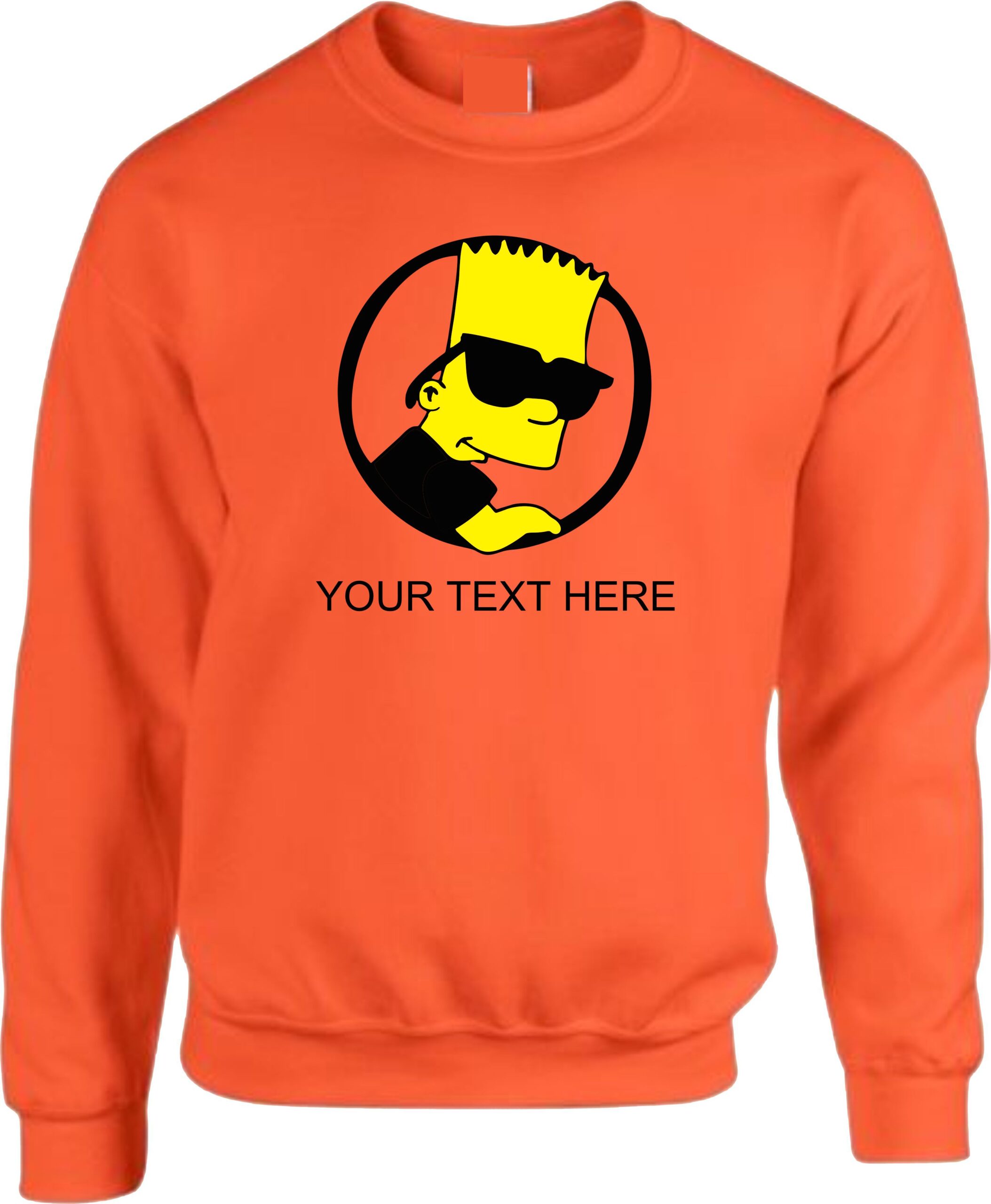 Personalized Cool Bart Simpson Graphic Sweatshirt - Image 4