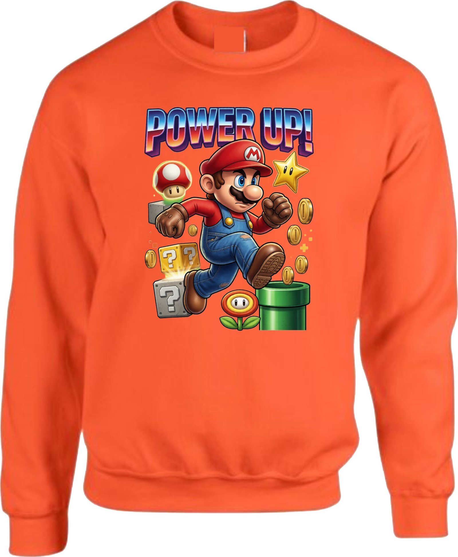 Power Up Mario Gaming Sweatshirt - Image 6
