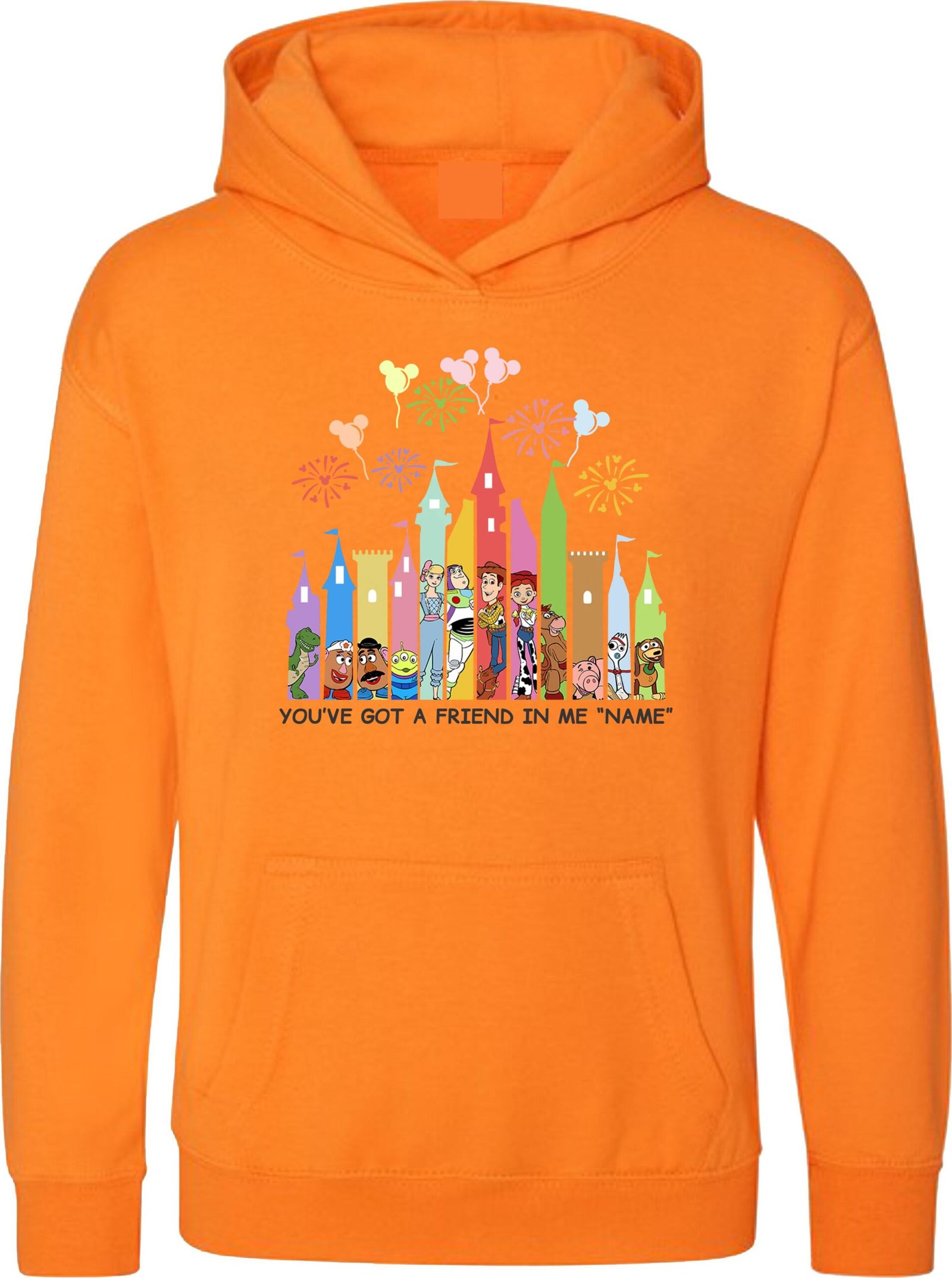 Custom Toy Story Castle Hoodie - Image 6