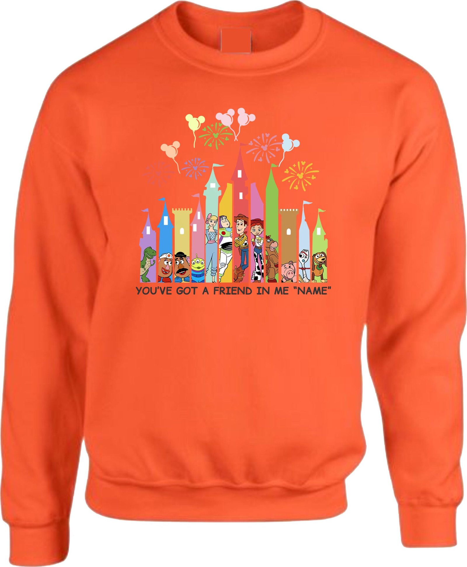 Personalized Toy Story Castle Sweatshirt - Image 6