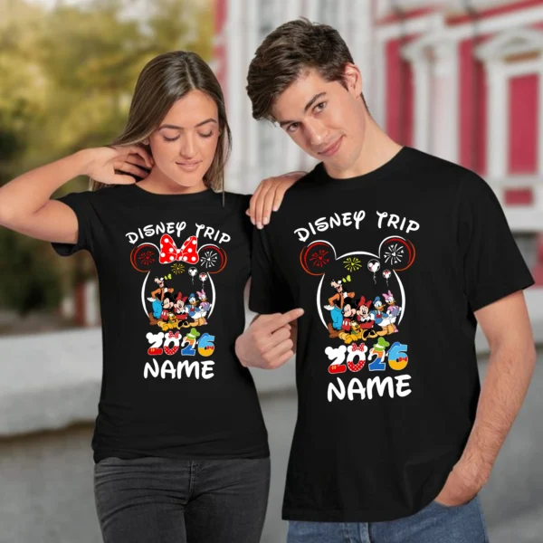 Personalized Disney Trip Family Matching Shirts