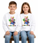 Personalized Super Mario Kids Sweatshirt