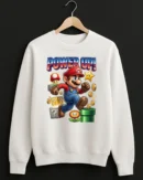 Power Up Mario Gaming Sweatshirt