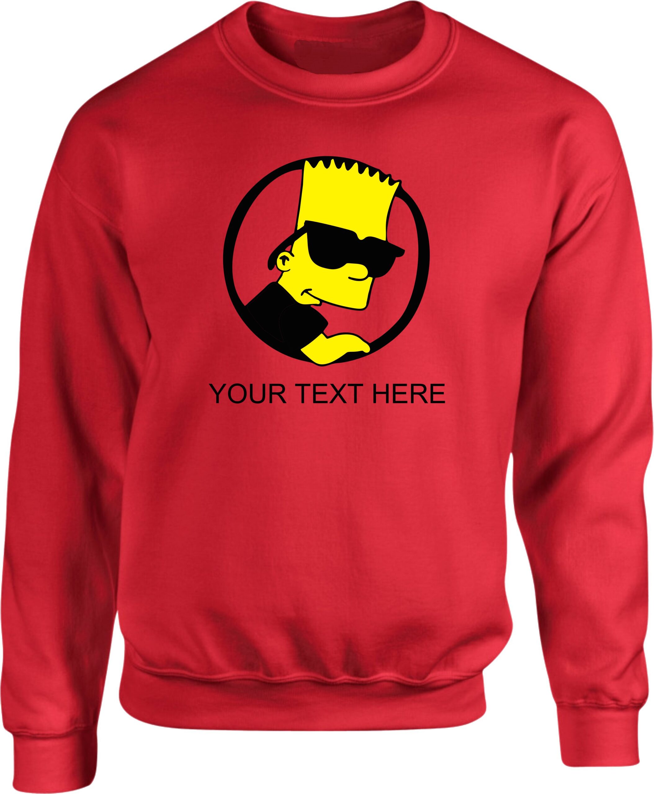 Personalized Cool Bart Simpson Graphic Sweatshirt - Image 5
