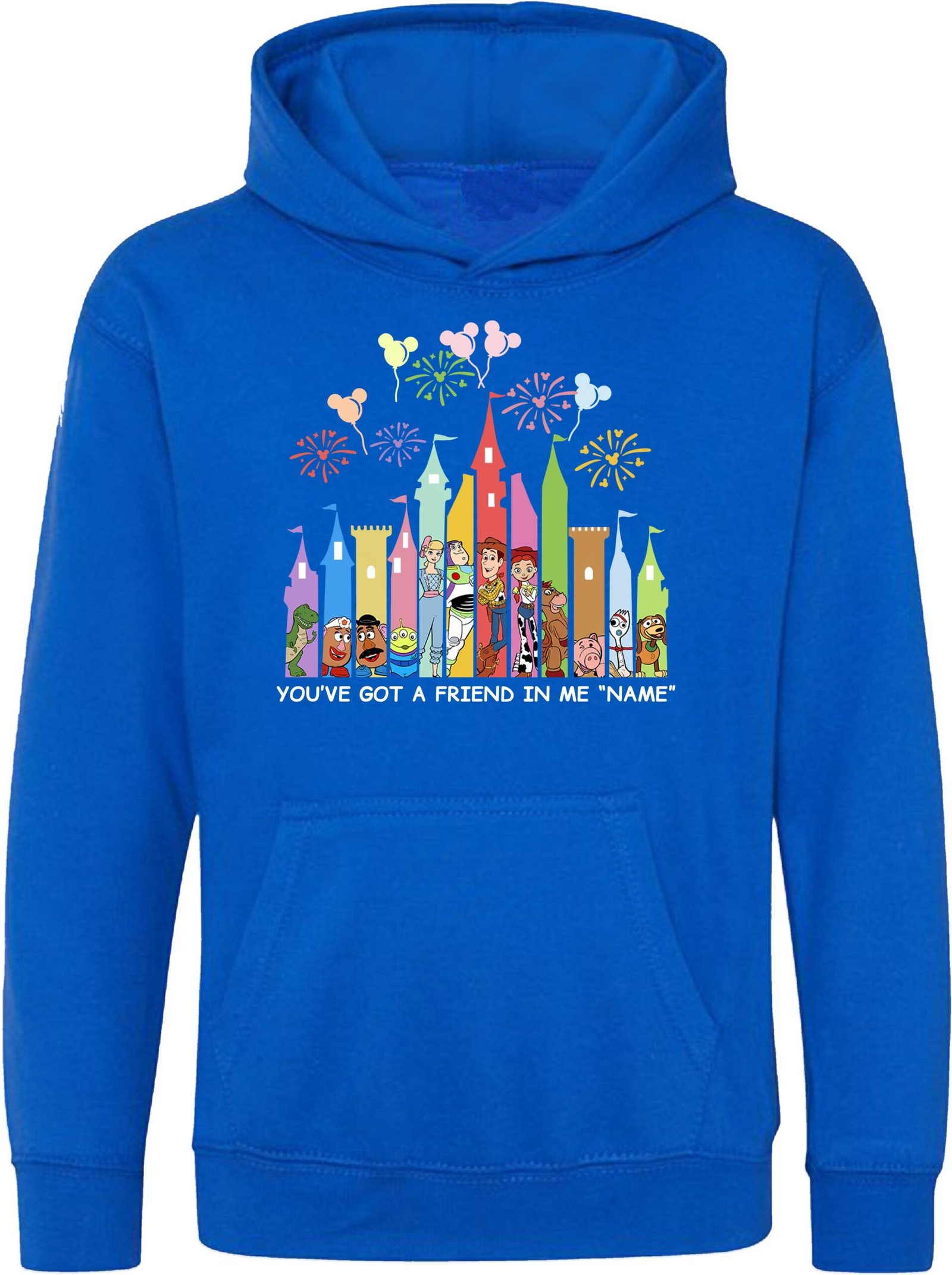 Custom Toy Story Castle Hoodie - Image 7