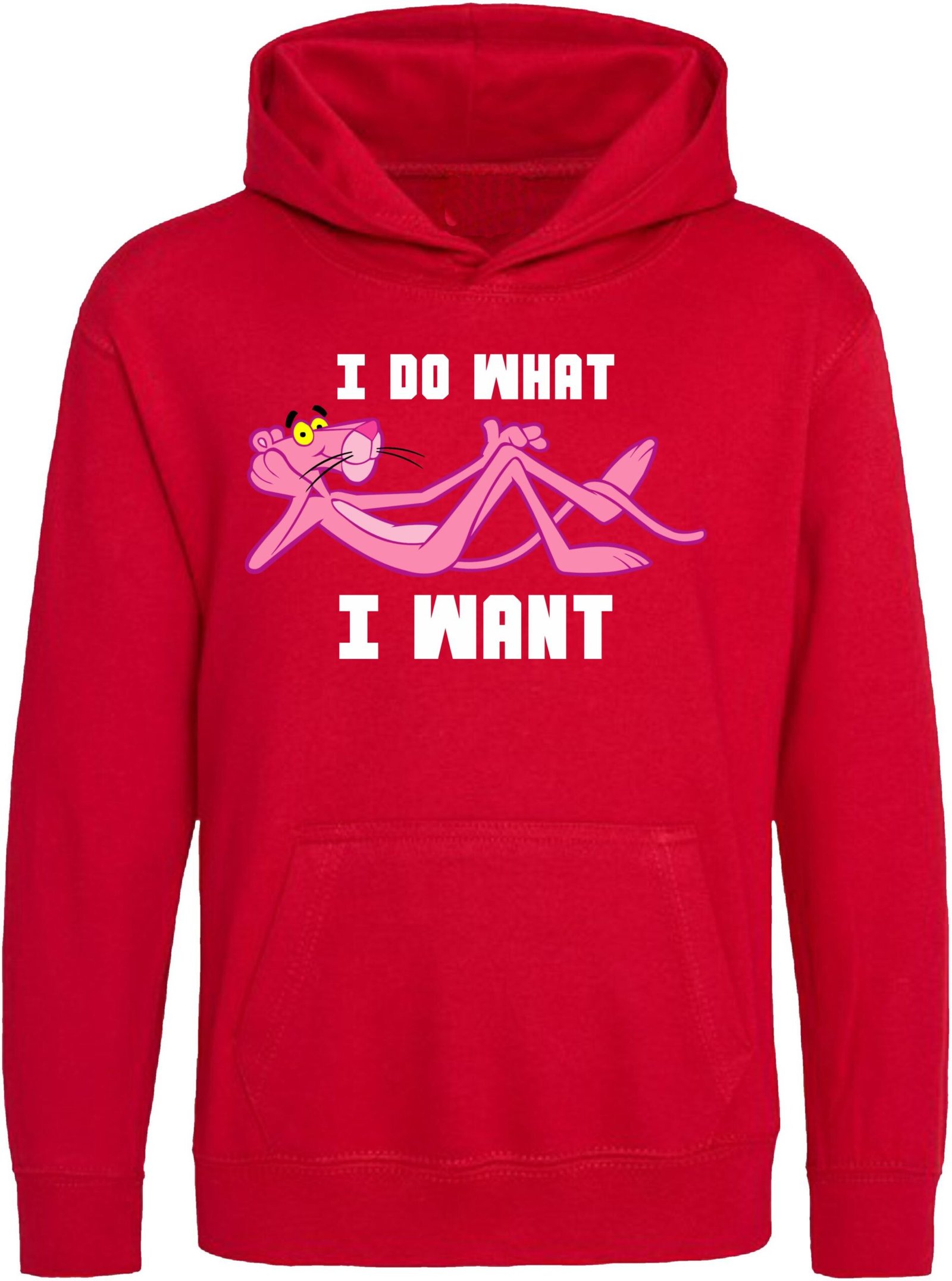 Pink Panther I Do What I Want Hoodie - Image 4