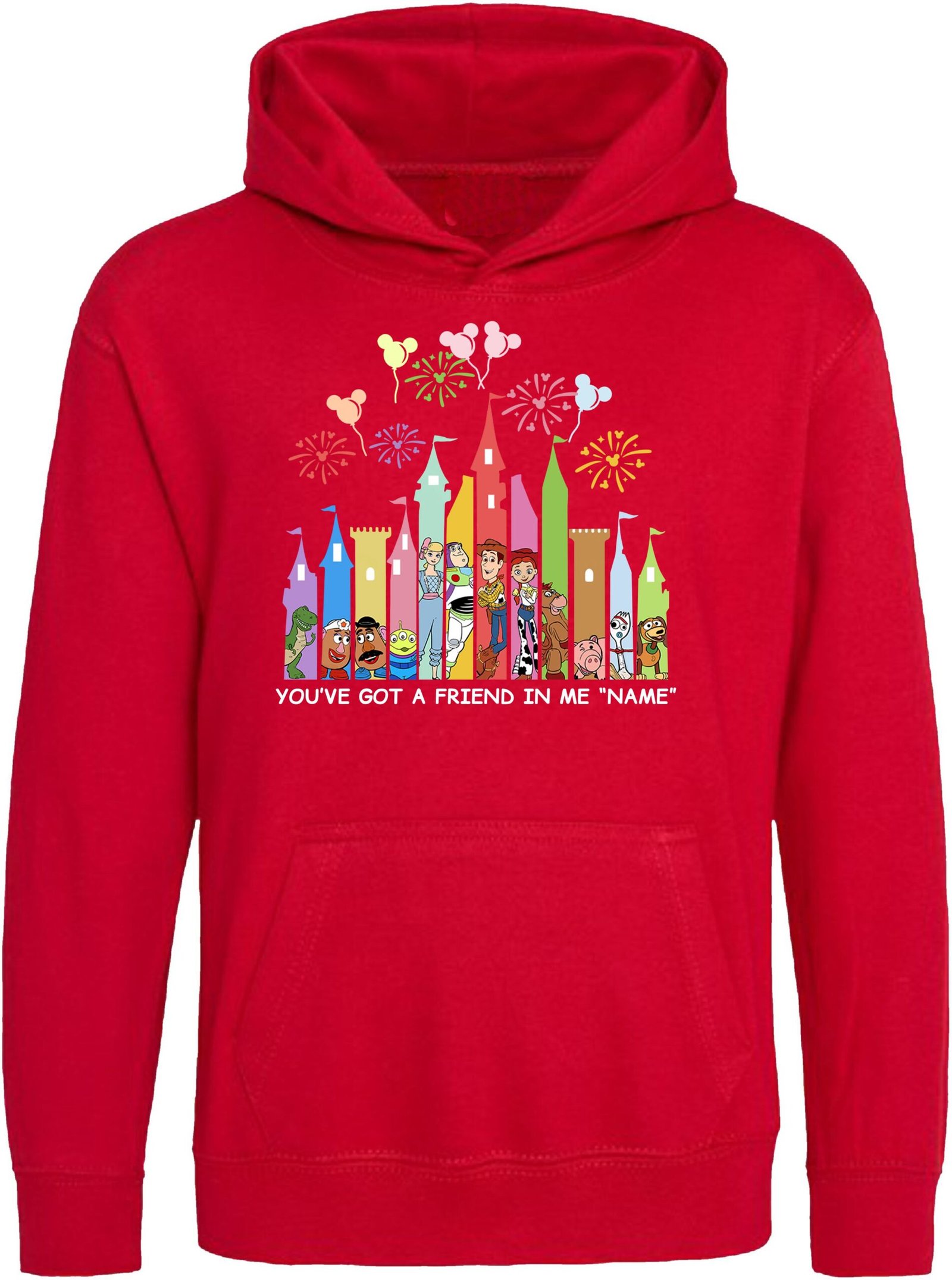 Custom Toy Story Castle Hoodie - Image 8
