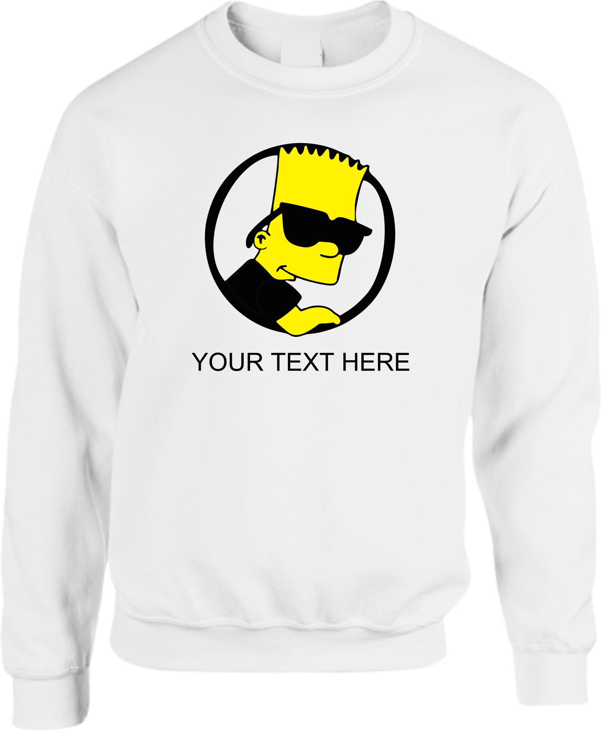 Personalized Cool Bart Simpson Graphic Sweatshirt - Image 6