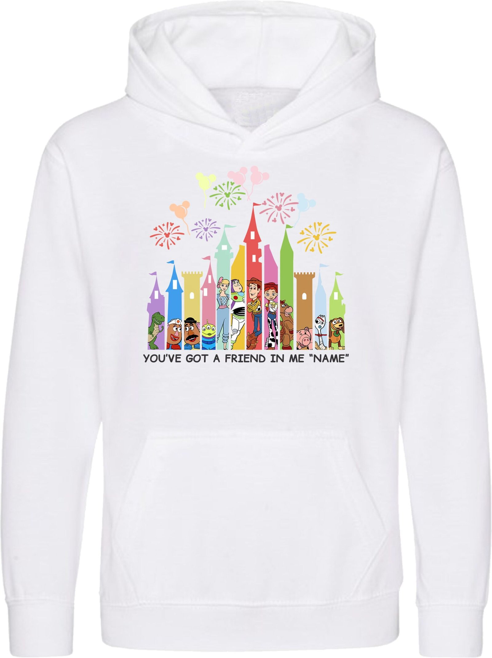 Custom Toy Story Castle Hoodie - Image 9