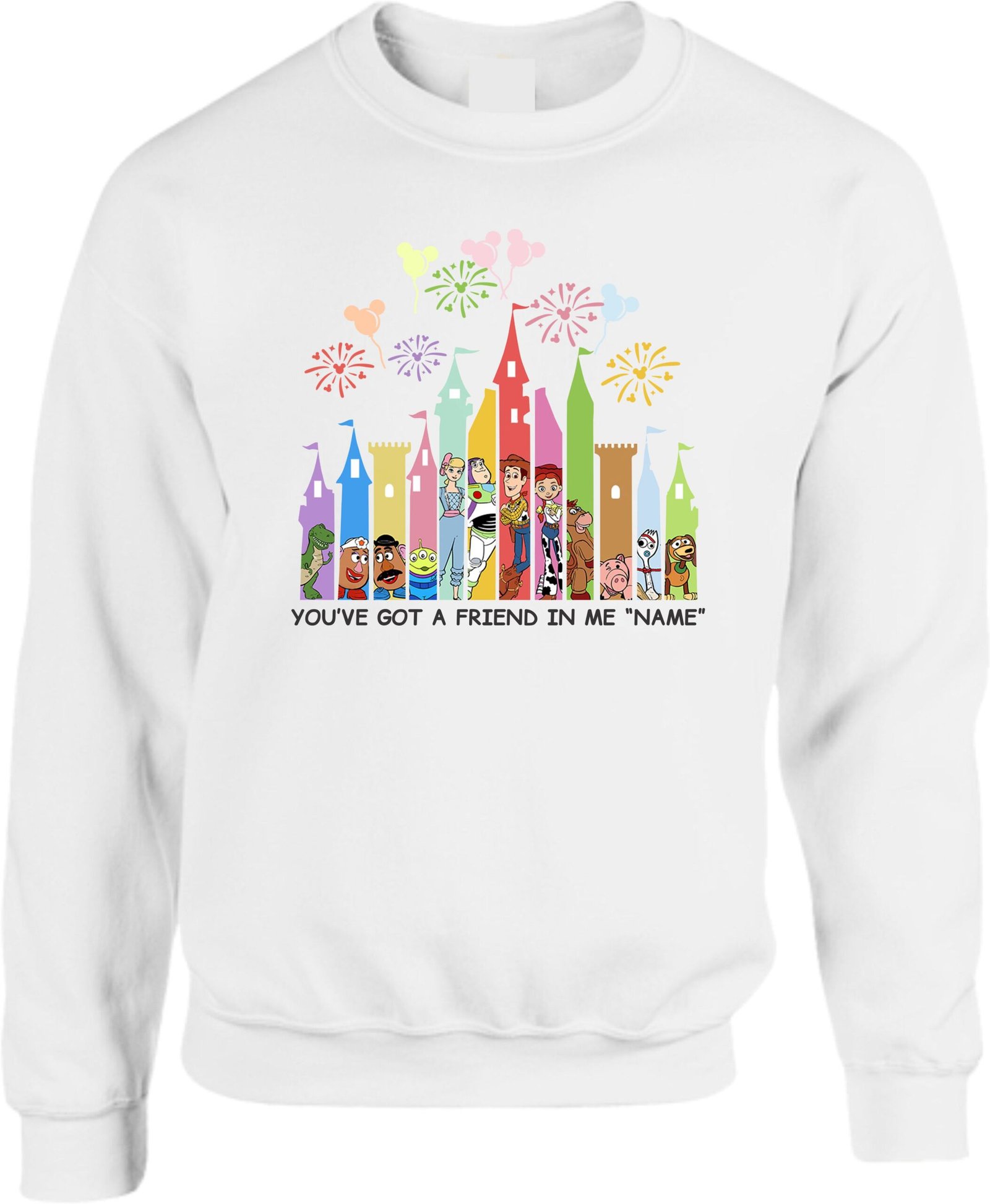 Personalized Toy Story Castle Sweatshirt - Image 9