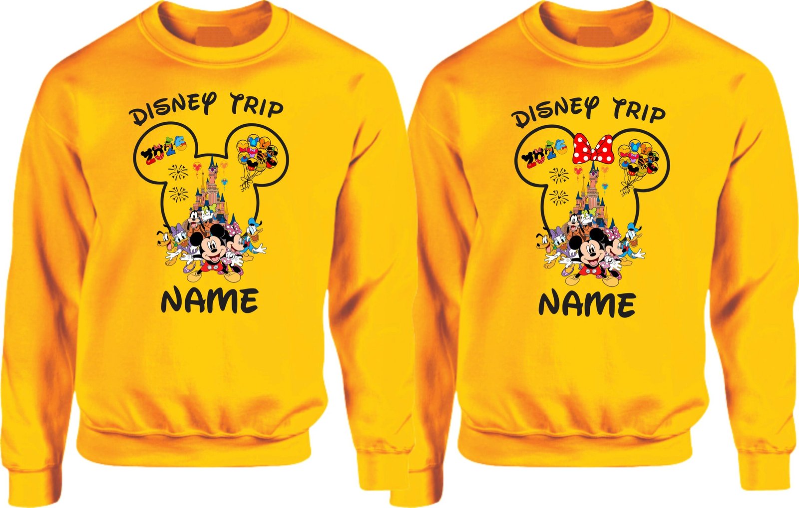 Custom Disney Trip Couple Matching Sweatshirts - Image 10