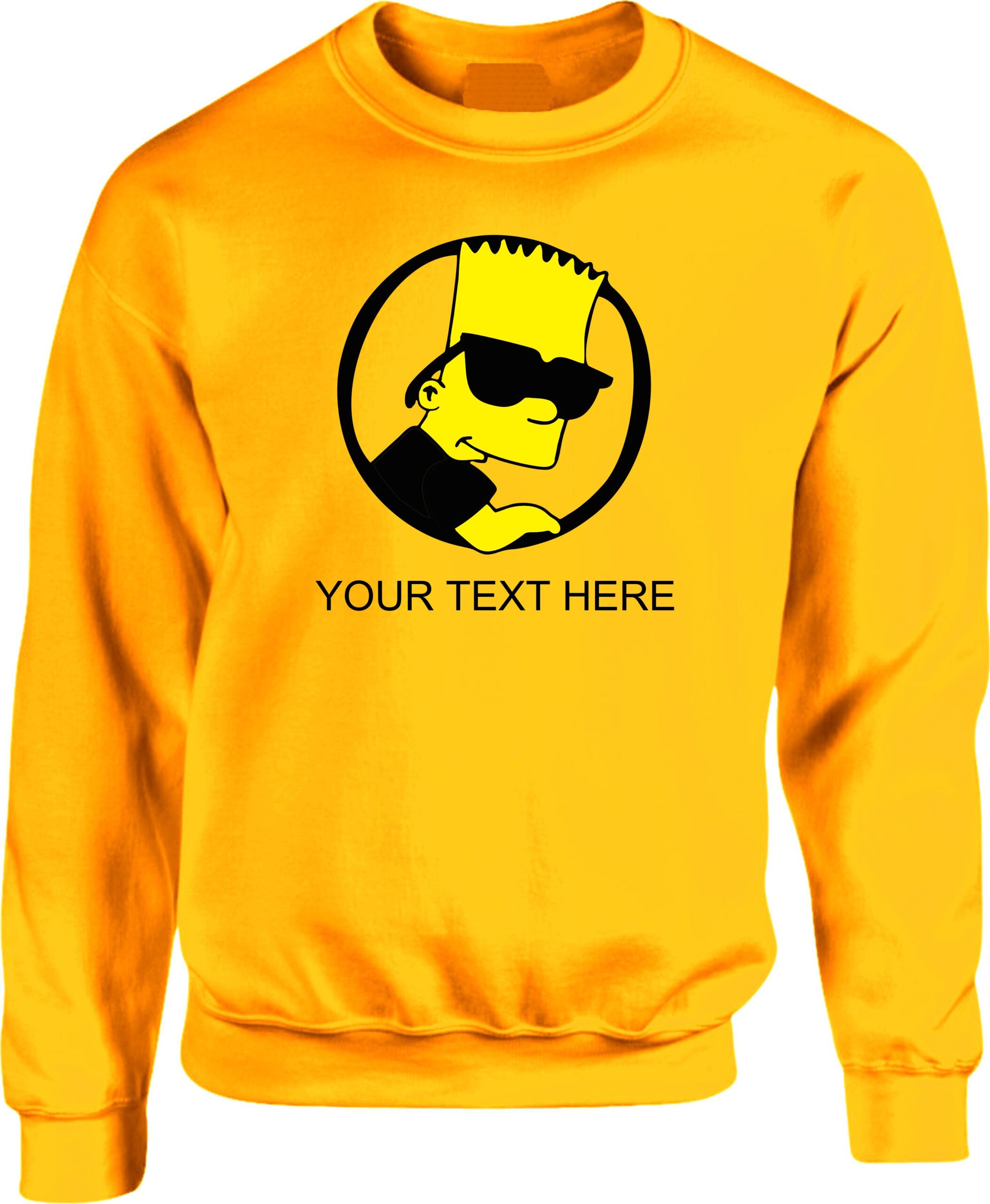 Personalized Cool Bart Simpson Graphic Sweatshirt - Image 7
