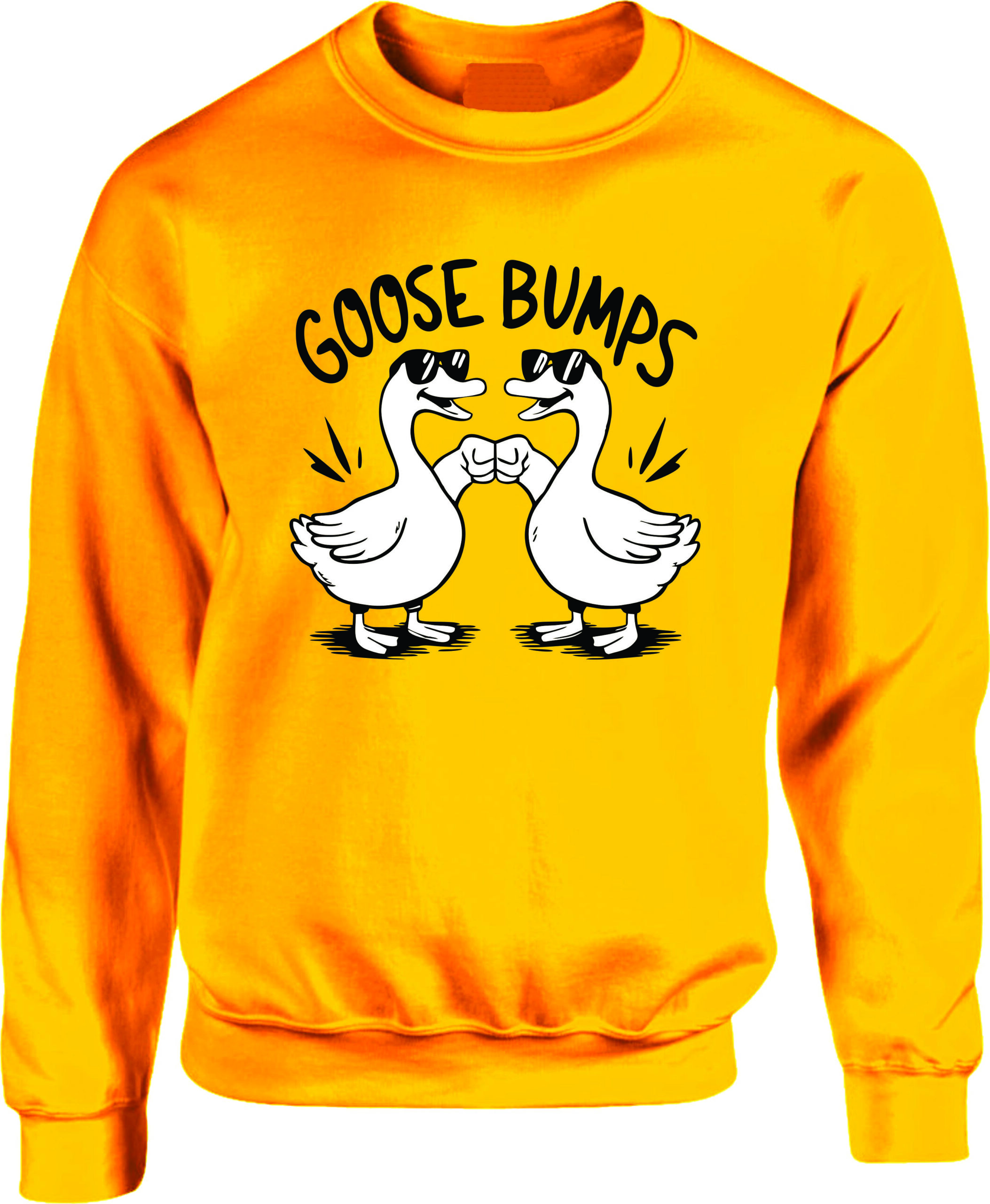 Goose Bumps Funny Geese Fist Bump Sweatshirt - Image 7
