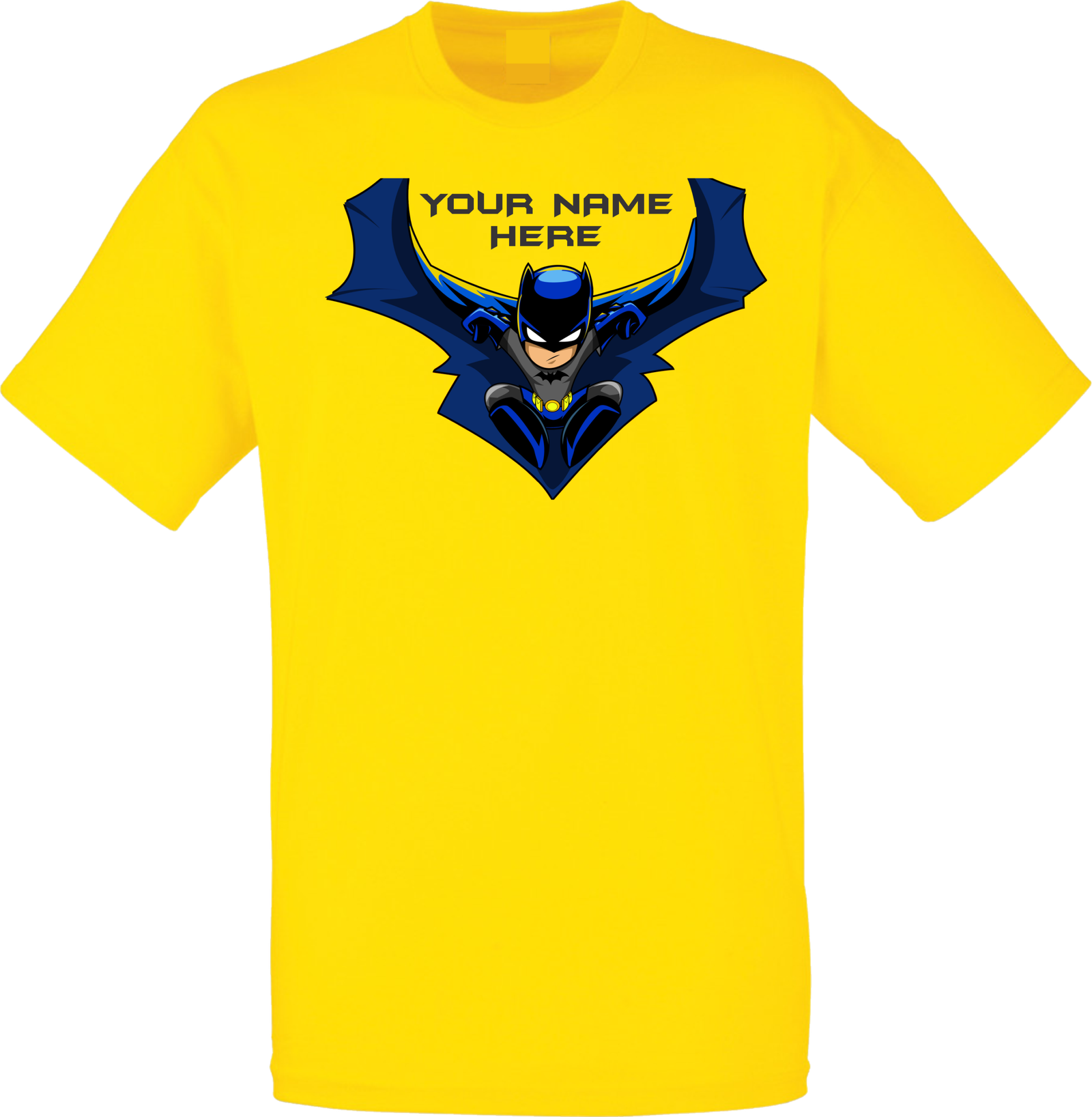Personalized Superhero Custom Name White T-Shirt - Image 9