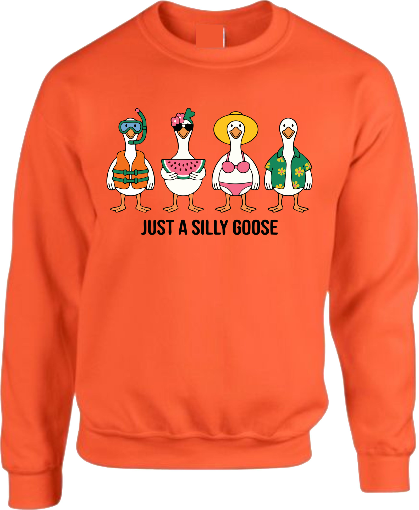 Just A Silly Goose Summer Vacation Sweatshirt - Image 6