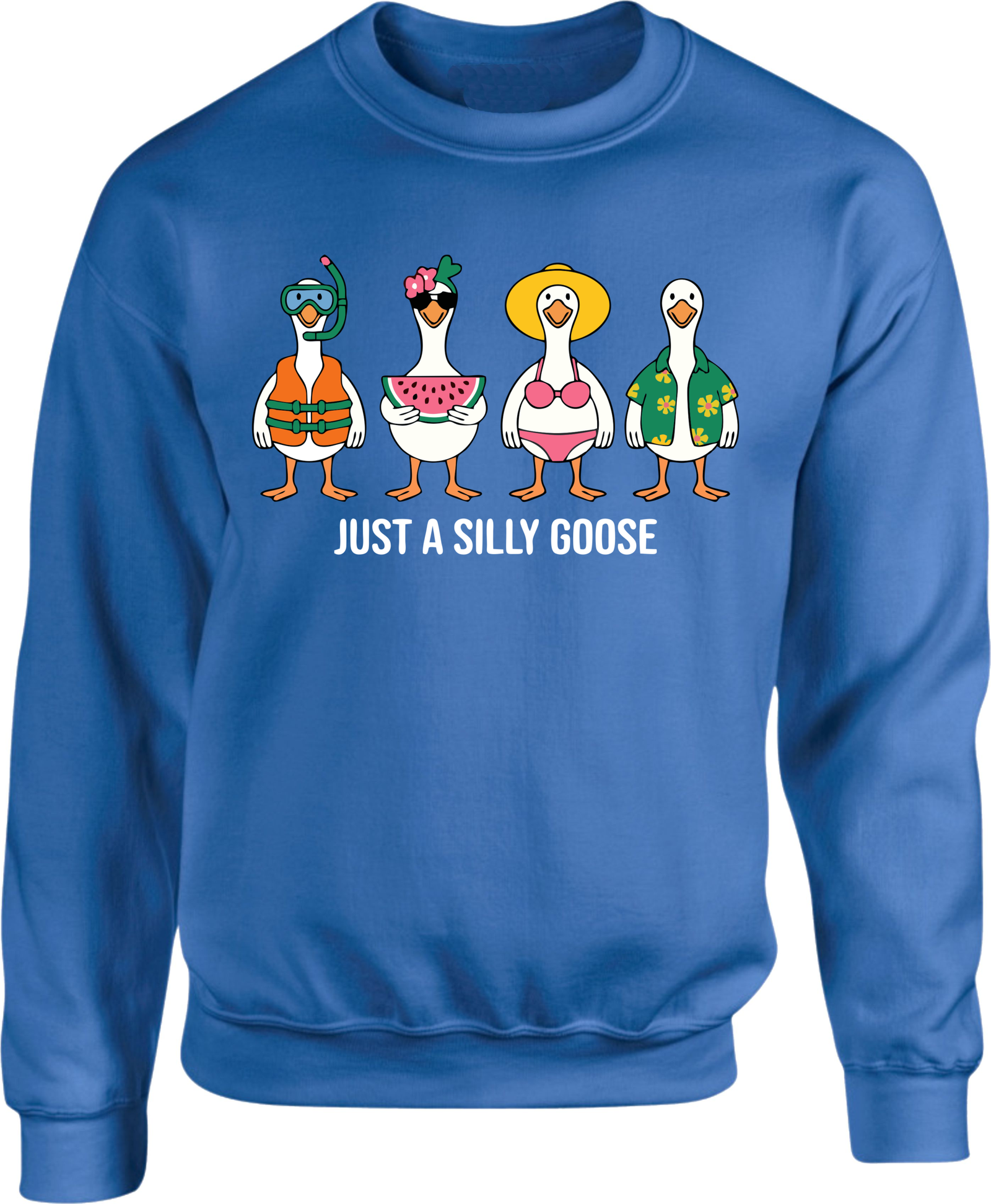 Just A Silly Goose Summer Vacation Sweatshirt - Image 7